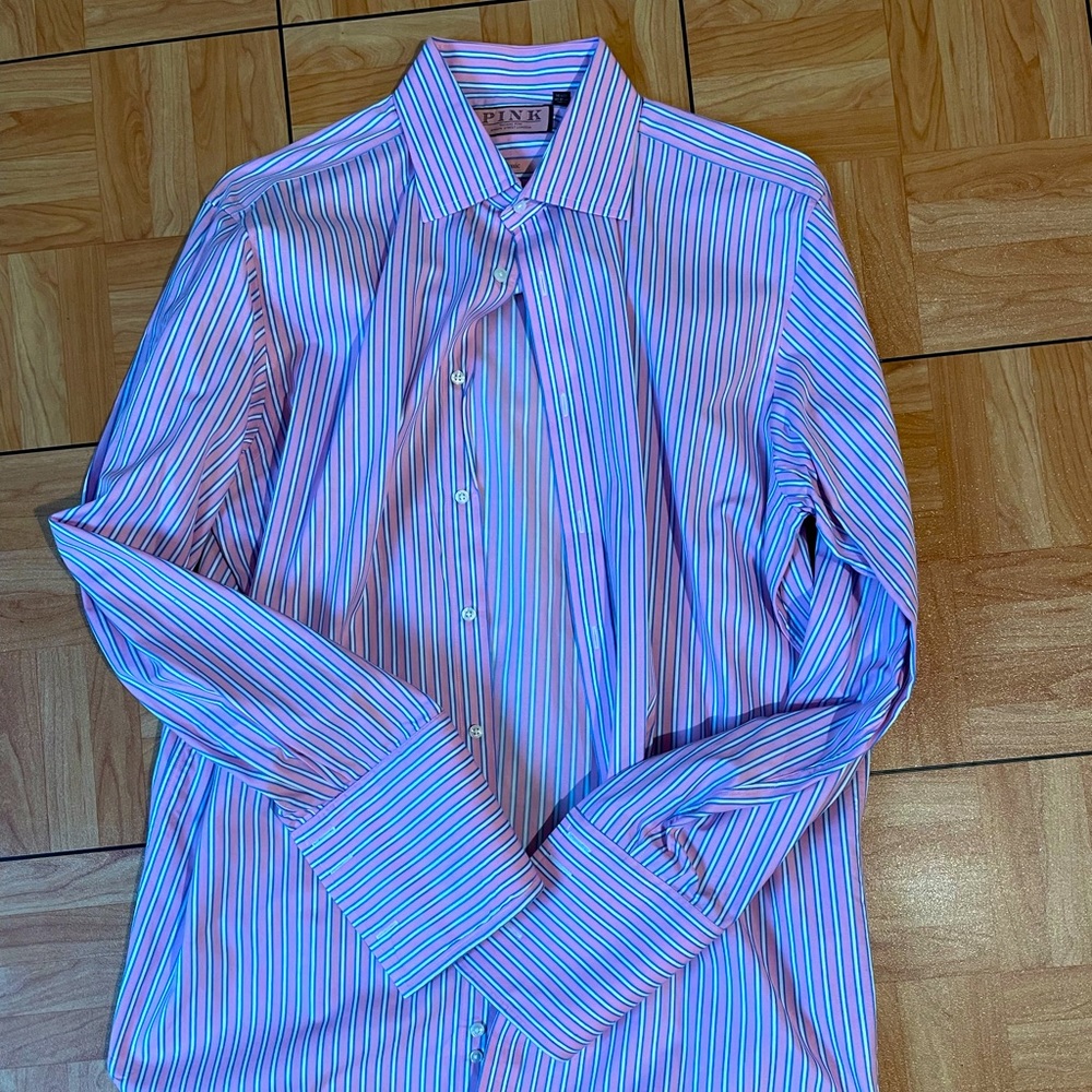 Classic Fit Thomas Pink dress shirt